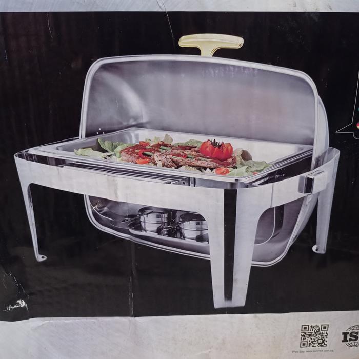 roll top chafing dish prasmanan SUNNEX 8,5 liter