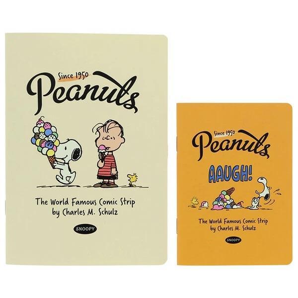 Notebook Set B6 B7 Peanuts Snoopy American Taste Dessert Buku Tulis Catatan Anak Original Jepang