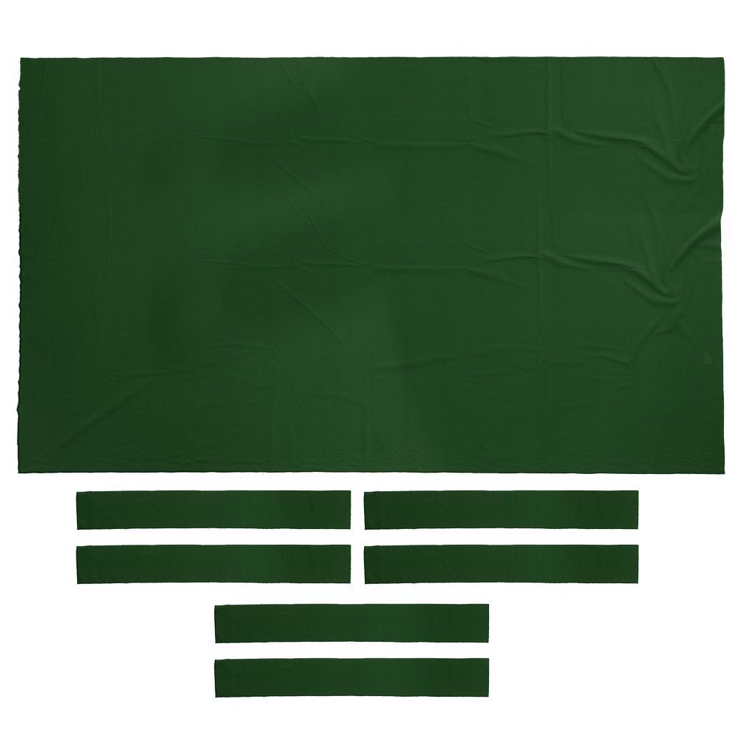 9 Feet Pool Table Felt with 6Pcs Strips for 9ft Pool Billiards Table - Heavy