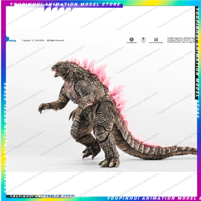 100%Original Hiya Godzilla Vs Kong 2 New Empire Anime Figure Godzilla EVOLVED Statue Model
