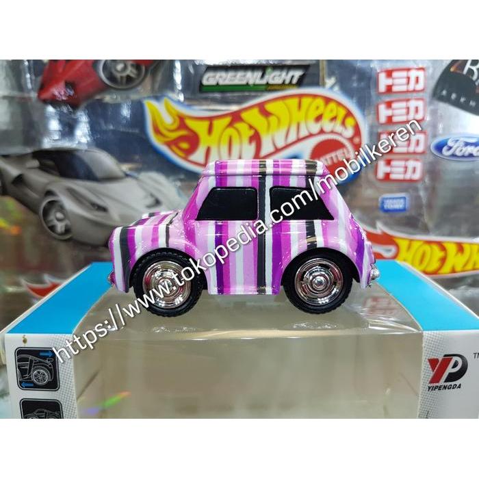 DIECAST CARS CUSTOM 1:48 MORRIS MINI PINK