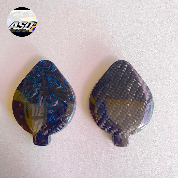 cover tutup air wiper fortuner hilux carbon kevlar carbon forged