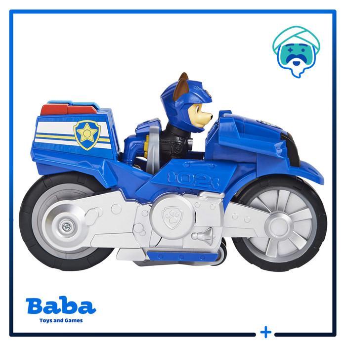 PAW PATROL MOTO PUPS CHASE DELUXE PULL BACK MOTORCYCLE VEHICLE