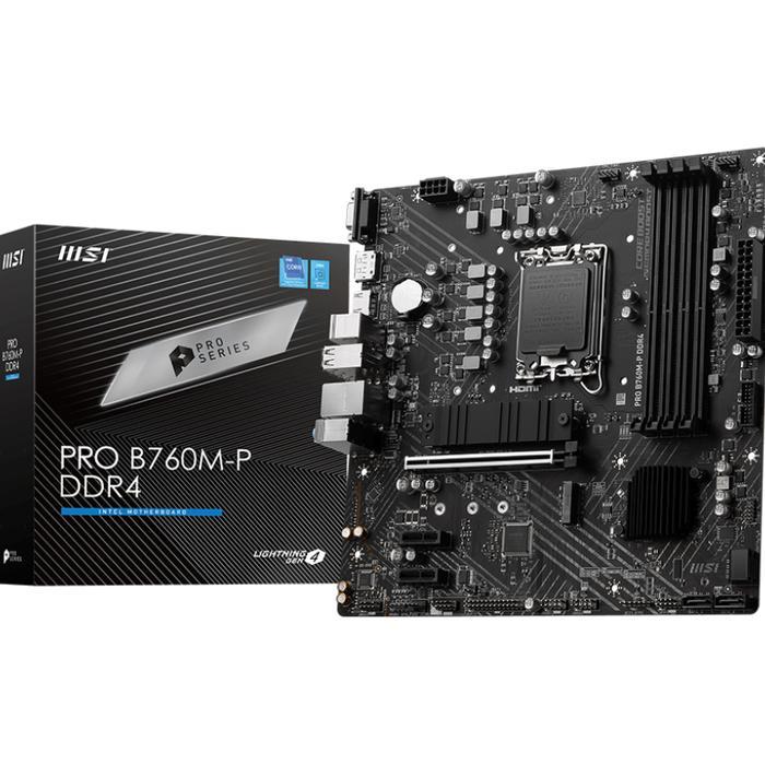 Msi Pro B760M-P Ddr4 Motherboard Intel B760 Lga1700