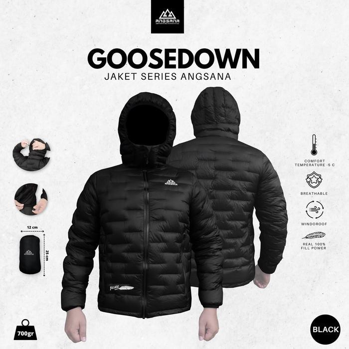 Salomon Advanture - Jaket Goose Down Angsana Outdoor Bulu Angsa Sulingan 100%