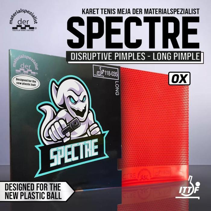 KARET TENIS MEJA BINTIK DER MATERIALSPEZIALIST SPECTRE ORIGINAL