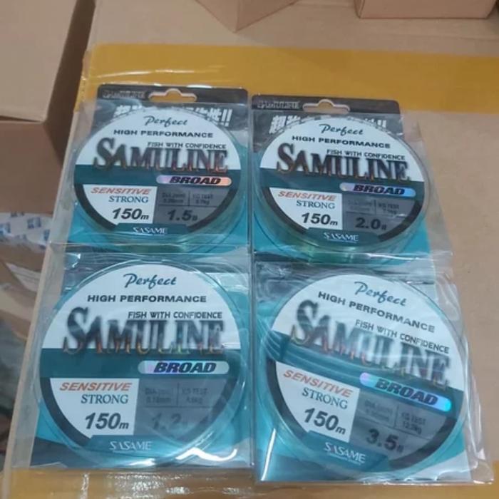 senar pancing sasame samuline broad 150 meter