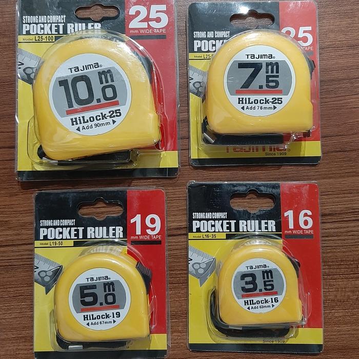 Ready Meteran Tajima 7.5M/Meteran Tajima 5M/Meteran Tajima 3.5M/Alat Penguku Terlaris