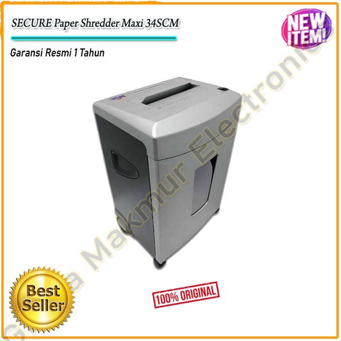 TERBARU SECURE Paper Shredder Maxi 34SCM