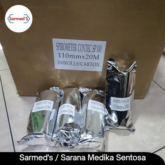 Kertas Spirometer Contec Sp 100 110 Mm X 20 M / Kertas Roll Spirometer Contec Sp 100 110Mm X 20 M /