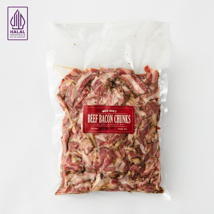Beef Bacon Chunk / Bacon Chunk / Smoked Beef Bacon Chunk / Wild Jack'S
