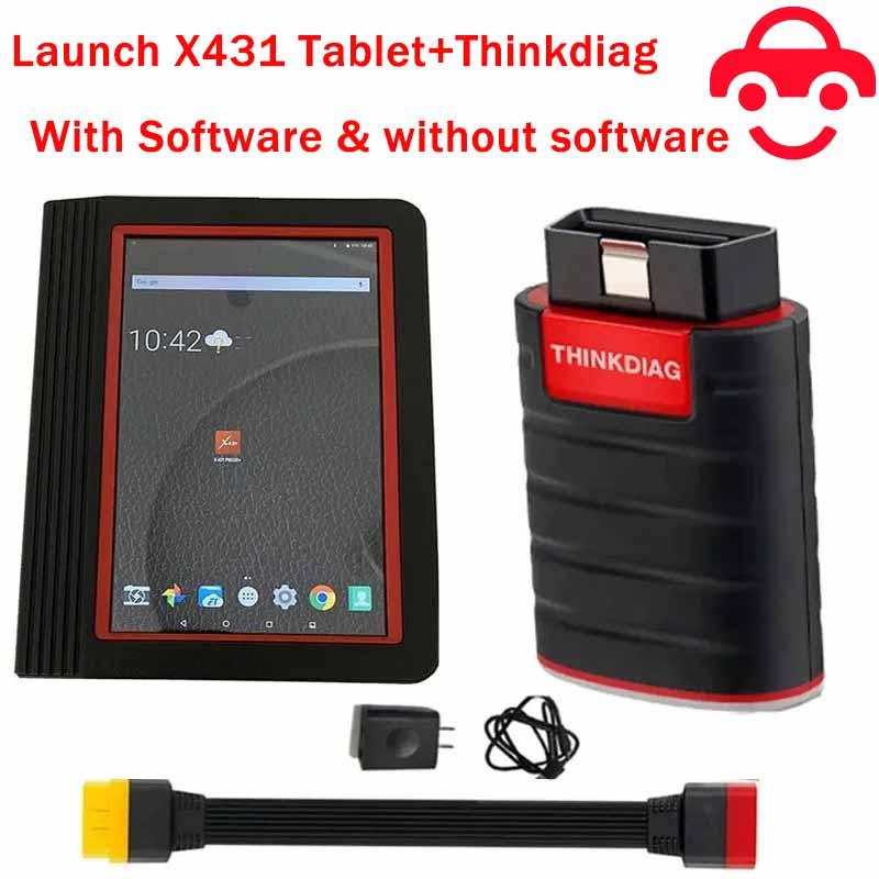 THINKDIAG LAUNCH X431 Tablet Bluetooth Car Diagnosis OBD2 Scanner PK