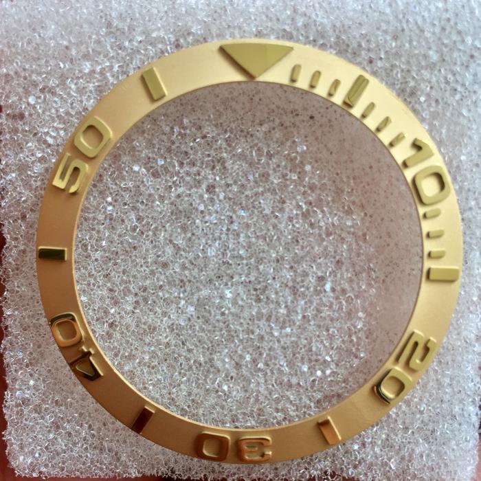 insert bezel yachtmaster gold