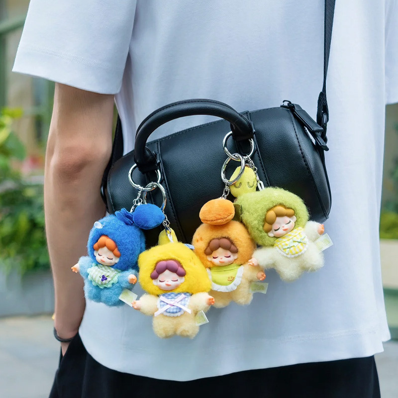 Dodo Sugar Wendy Fruity Party Series Vinyl Doll Blind Box Mini Plush Bag Pendant Keychain Decoration