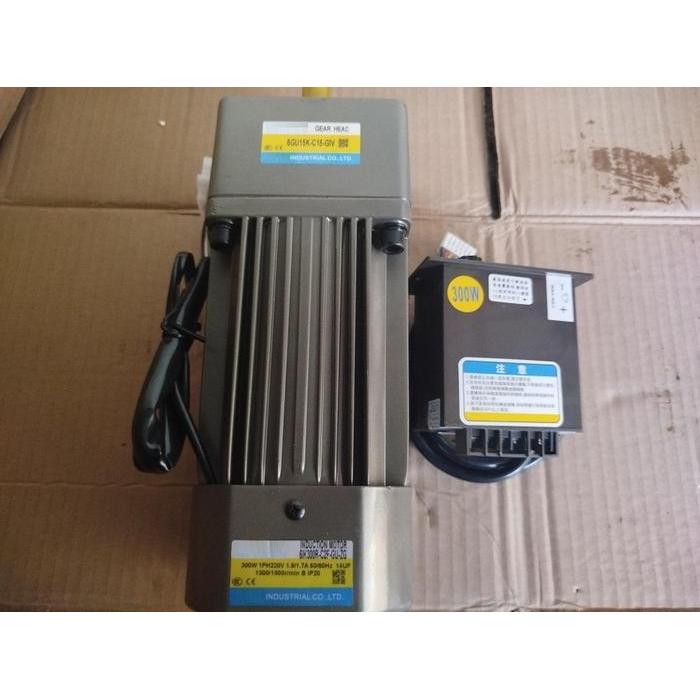 Ac Motor Gearbox 220V 300W Variable Speed Control 1 Phase