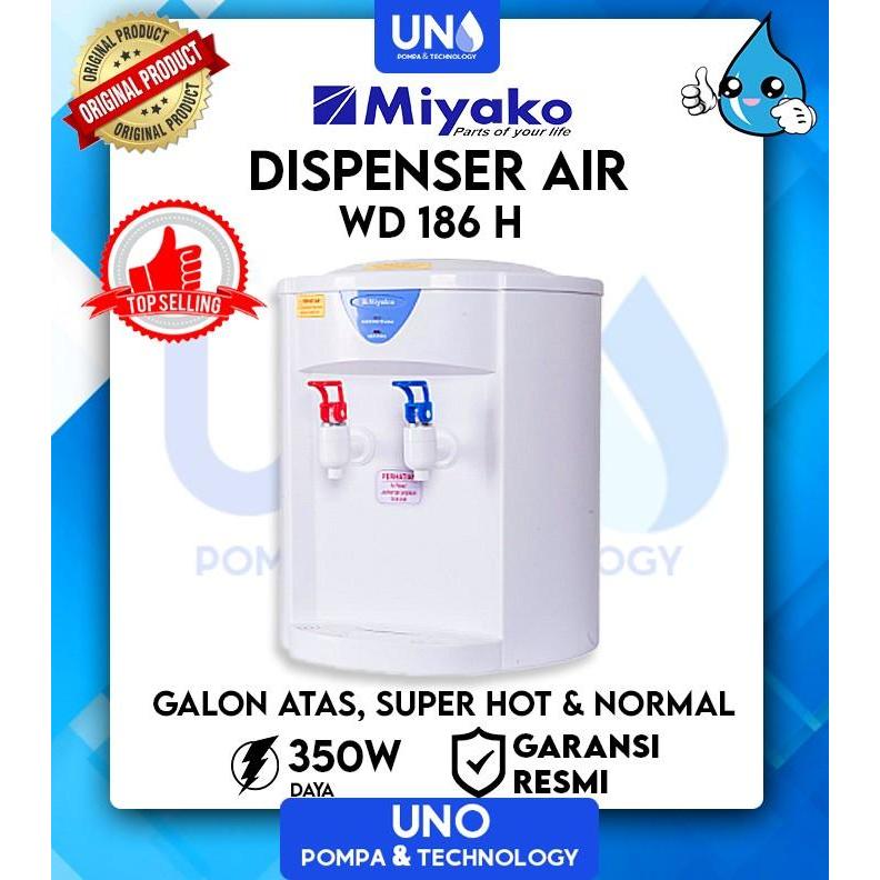Miyako Dispenser Air Water Dispenser WD 186 H / WD-186 H/ WD186H