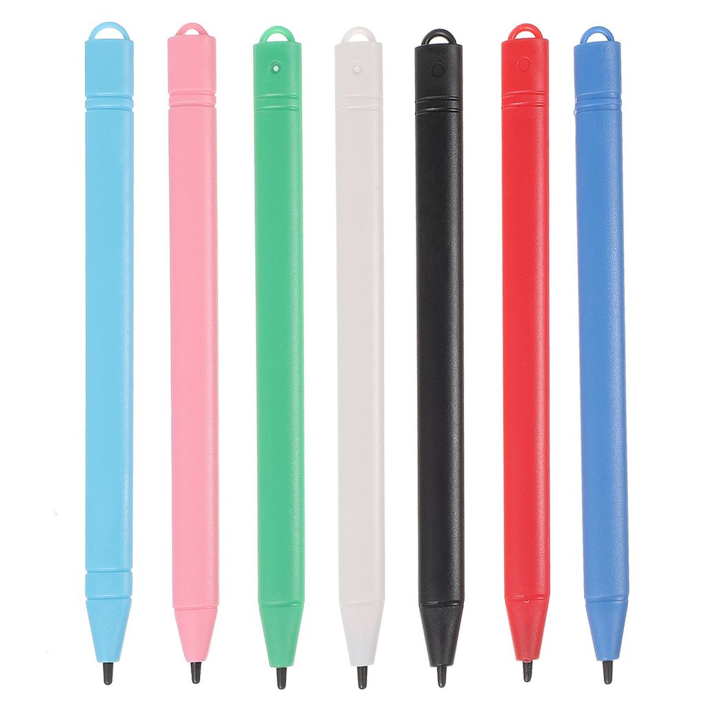 7pcs Lcd Writing Tablet Stylus Pen Personal Pen For Writing Tablet Black Board Drawing Stylus Pad