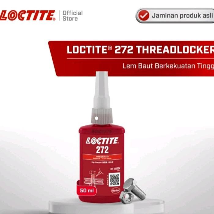 Lem Matrial Loctite 272 50Ml Threadlocker - Loctite 272 50 Ml