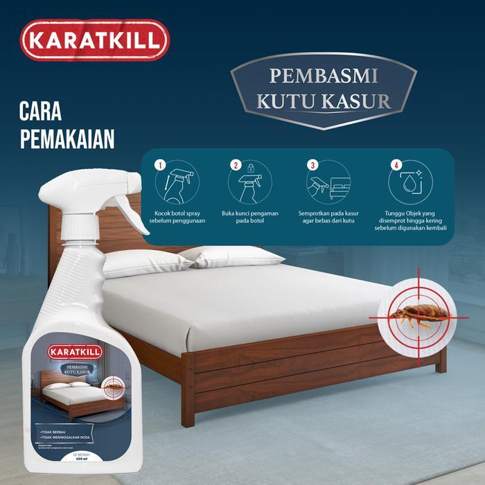 Karatkil Spray Kutu Kasur Kutu Busuk Dan Tumila Membasmi Semua Jenis Kutu Kasur Kutu Sofa Kutu Busuk