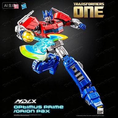 In Stock, Authentic Threezero 3A MDLX Series Orion Optimus Prime Movie Transformable Articulated