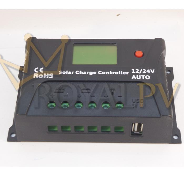 Solar Charge Controller PWM SRNE 20A 12V 24V AUTO Solar Charge