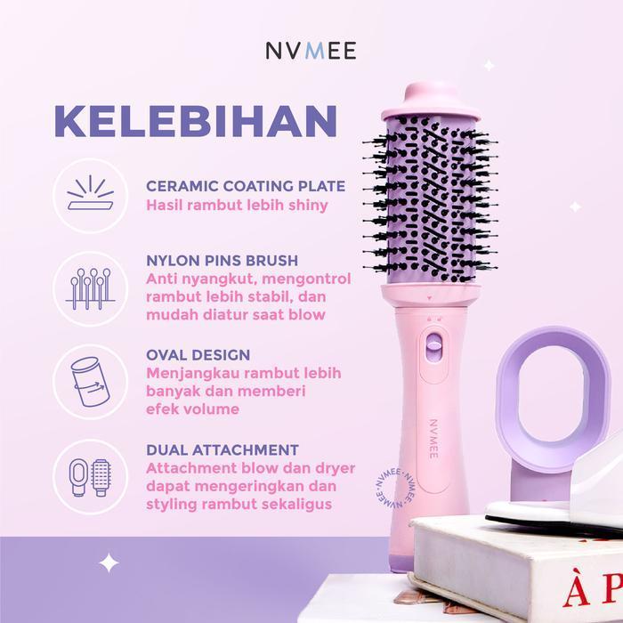 READY NVMEE Leo Blow Dryer Sisir Pengering