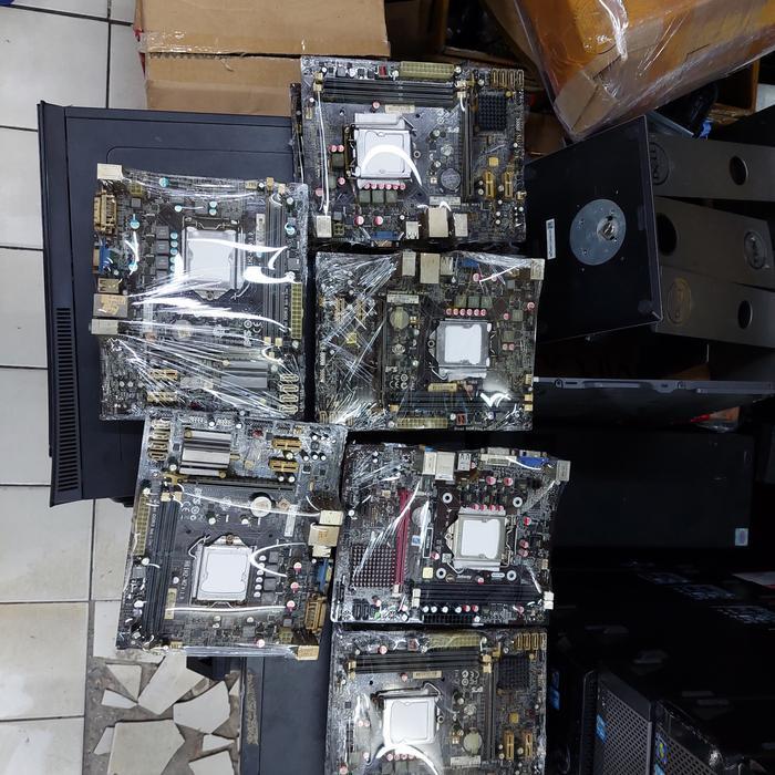 READY MOBO/MOTHERBOARD H61 ECS/ASROCK/MSI SOCKET LGA 1155 CORE I3 I5 I7 MURA