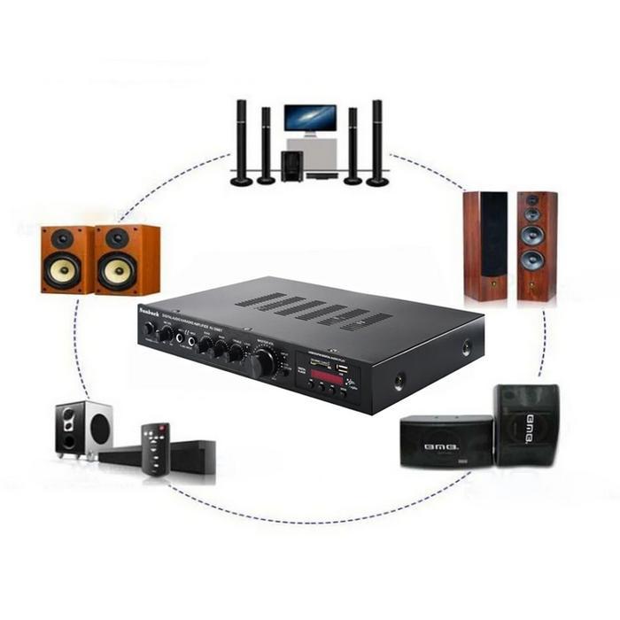 Sunbuck Bluetooth Audio Amplifier Karaoke - Av-298Bo #Gratisongkir