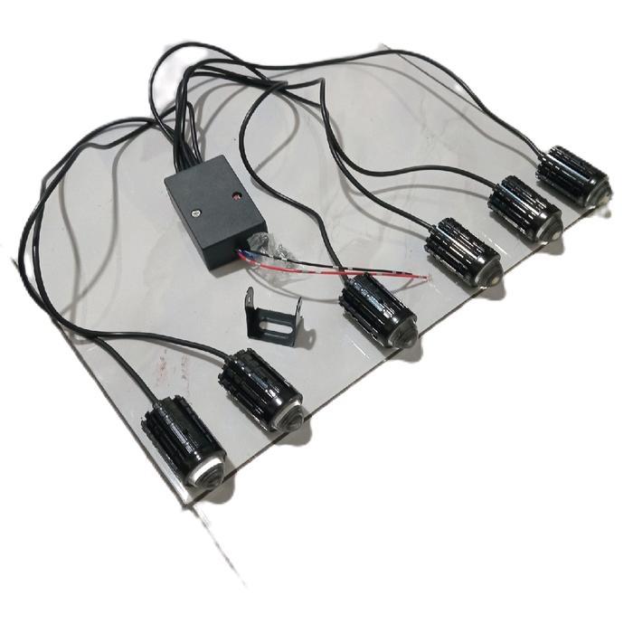 PREMIUM Paket 6 Lampu LED Sorot Mobil Motor 12 Volt Led Light Bar Led Bmper Led Grill Car