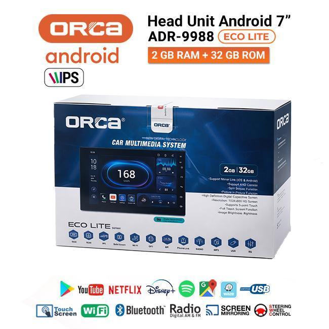 READY Head Unit Android Orca Eco Lite 7 inch/ Orca ADR 9988 7inch 2/32