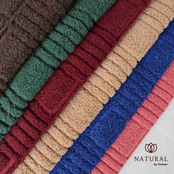 New KESET HANDUK CHALMER KESET KAKI HANDUK HOTEL NATURAL CHALMER 40x60CM