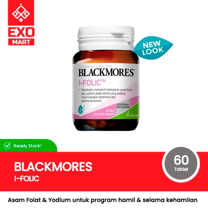 Blackmores - I Folic 60 Tablet Bpom Kalbe Promil Asam Folat
