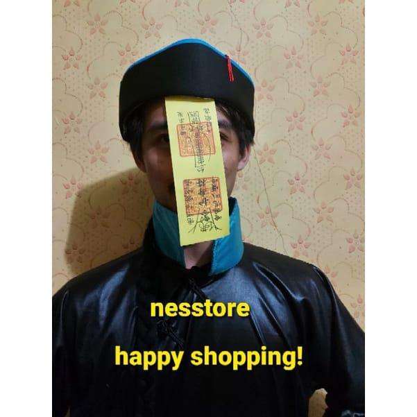 Kostum Vampir Cina Chineese Vampire Dewasa Aksesoris Lengkap Halloween