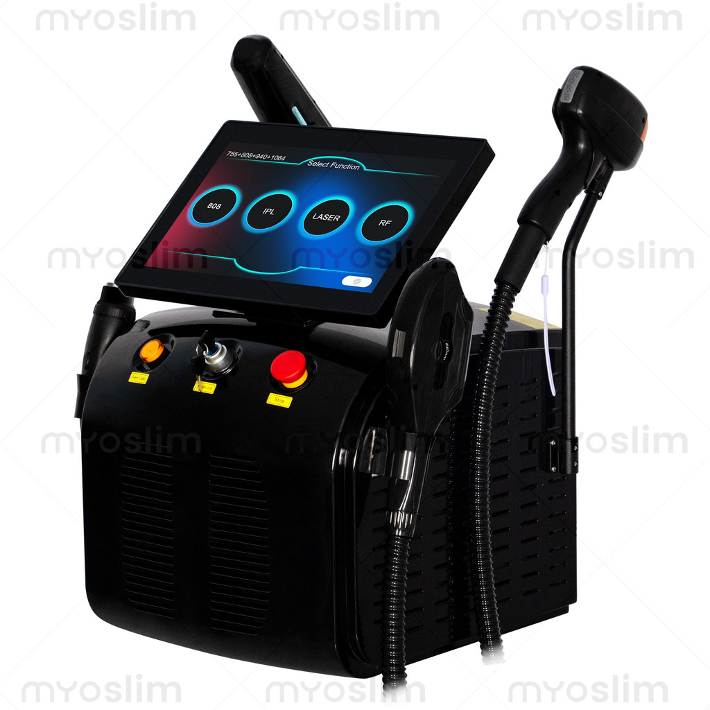 4 in 1 5000W Multifunctional Beauty Machine Diode Pico DPL RF Skin Rejuvenation Hair Removal Tattoo