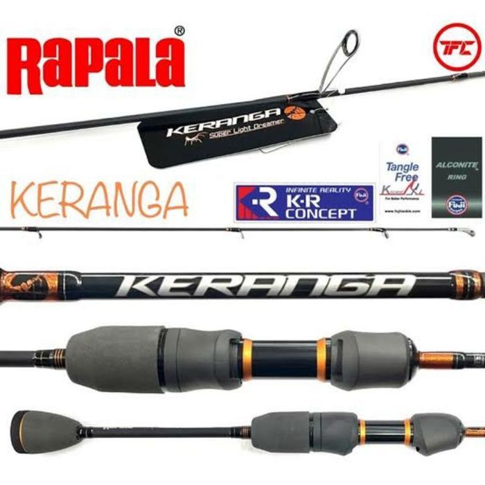 Rod SPINNING RAPALA KERANGA KRS662UL / 198cm (Line Test 1-3lbs)