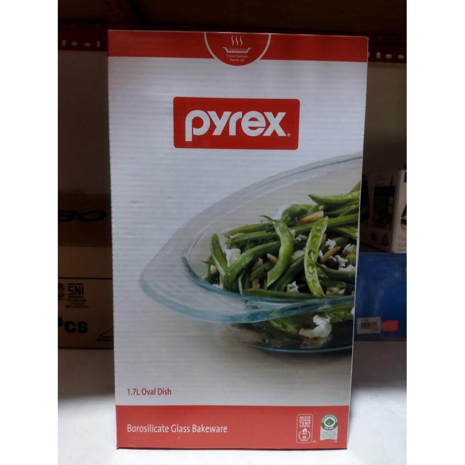 Pyrex Oval Dish Loyang Baking Glass 1.7L Co