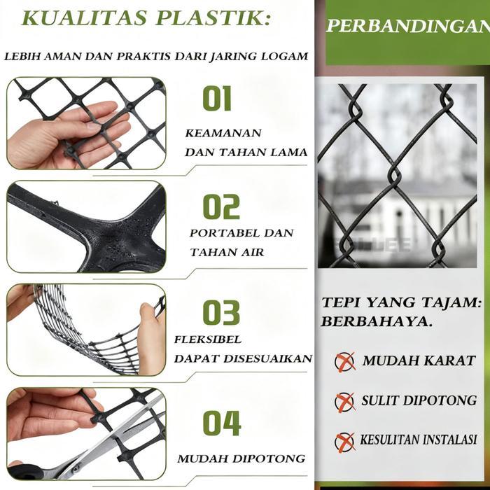 Diskon Plastik Taman Pagar Jaring Jaring Pagar Kawat Ayam Jaring Pagar Plastik Ayam Unggas Jaring