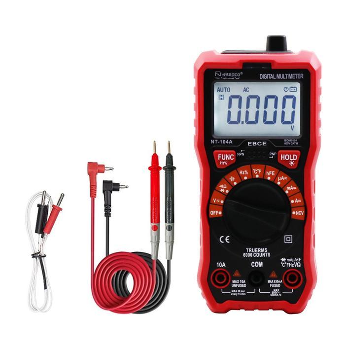 Multitester Digital Nepto Nt-104A Avometer Led Ncv Multimeter Original