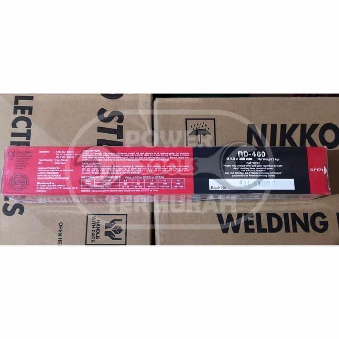 READY KAT LAS NIKKO STEEL 2.0 MM 2KG RD460 RD 460 RD-460 MAKASSAR
