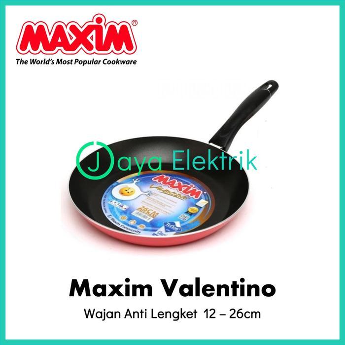 Maxim Valentino Neostone Wajan Teflon Keramik Anti Lengket