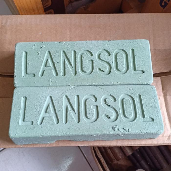 " Langsol Batu Ijo Untuk Poles Stainless Langsol Hijau Asli jerman Germany Car