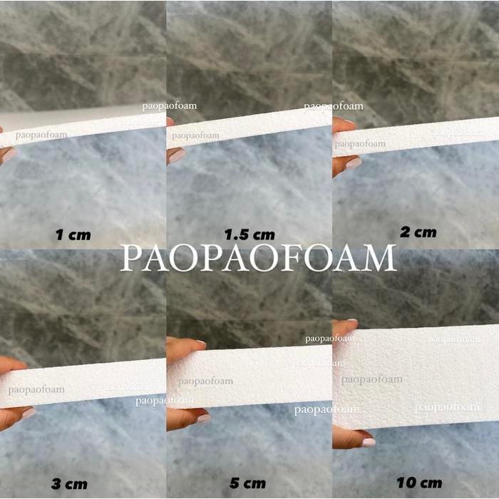 NEw Styrofoam Gabus Lembaran 50 x 100 cm tebal 3 cm