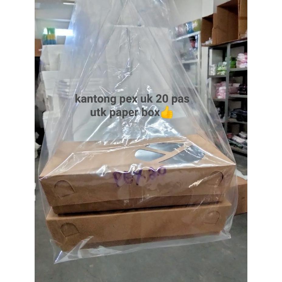 ARM kresek pe bening / kantong plastik pe bening / kresek pex bening 20/25
