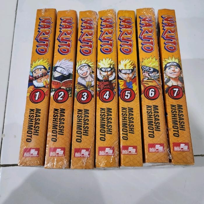 Komik Naruto Bind Up Set Vol 1-7 Segel Ori Bahasa Indonesia Elex Media