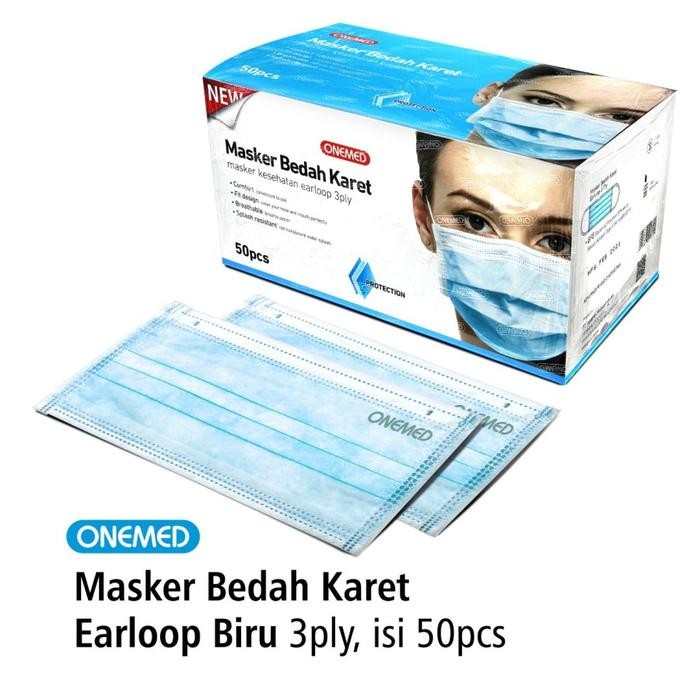 New Onemed Masker Bedah Karet Masker Medis Earloop