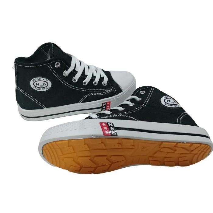 SEPATU SEKOLAH NB TINGGI TALI/SEPATU SEKOLAH SD,SMP, SMA PRIA & WANITA Casual Hitam Shoes