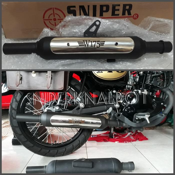 Knalpot Kawasaki W175 Se W175 Custom Blarr