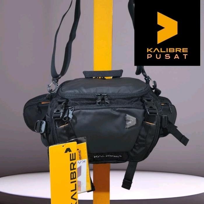 Laris Kalibre Obscura 9L Hitam Original Tas Selempang Kalibre Obscura Waist Bag Kalibre Obscura
