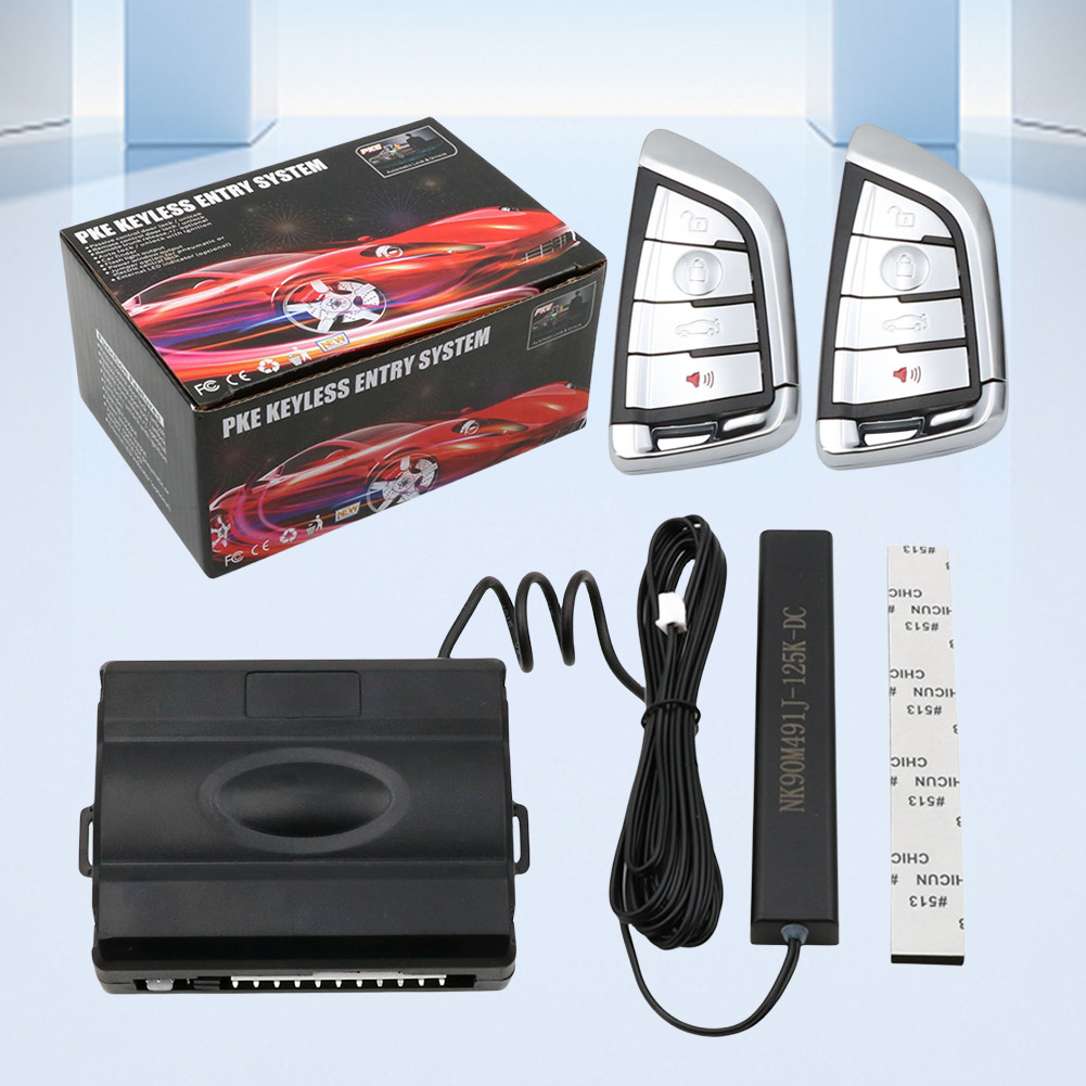 Car Alarm Remote Control PKE Keyless Entry System Car One Start Stop Engine System Remote Start Engi
