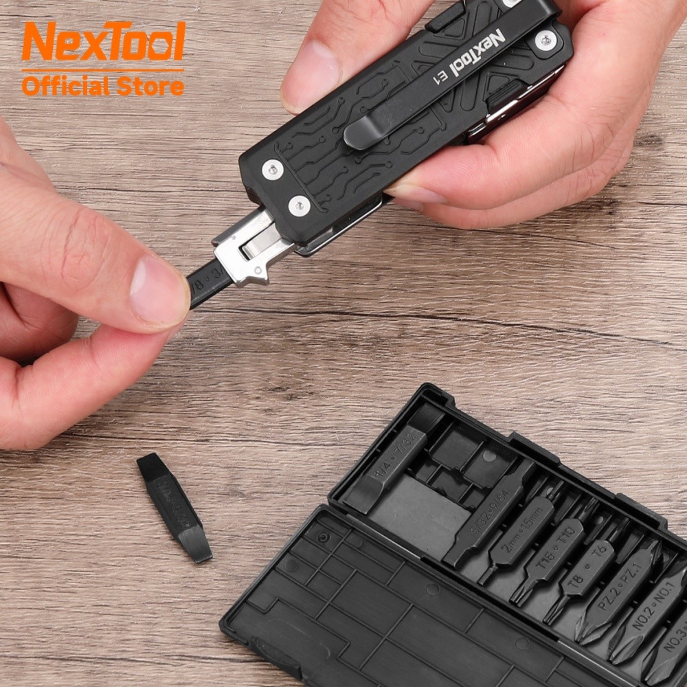 SALE NexTool Bit Kit Set Screwdriver Set Accessory Kit Set for NexTool W4 Pocket Tools E1 Flagship C
